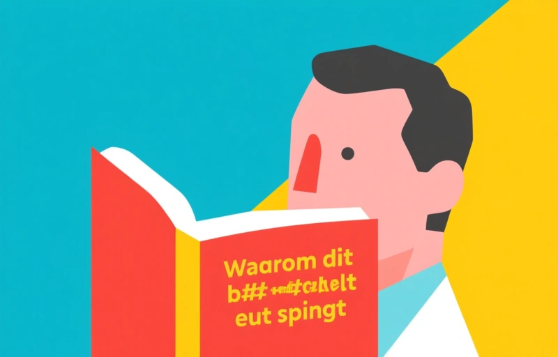Visuele weergave van De kunst van het ongelukkig zijn