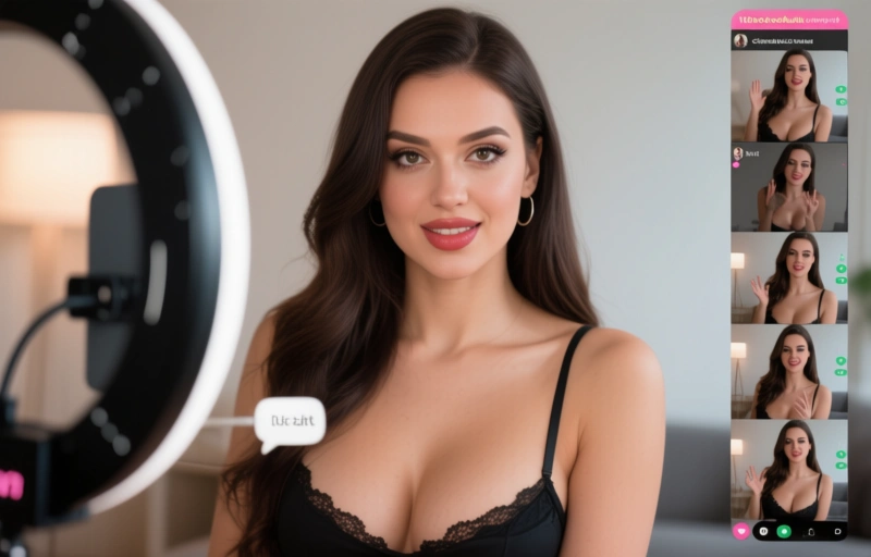 Visuelle Darstellung von 10inchcockbella – Chaturbate-Camgirl im Porträt