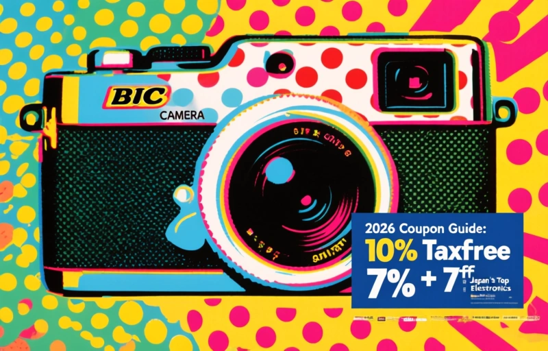 BIC CAMERA 2026 Coupon Guide: 10% Tax-Free + 7% Off on Japan's Top Electronics