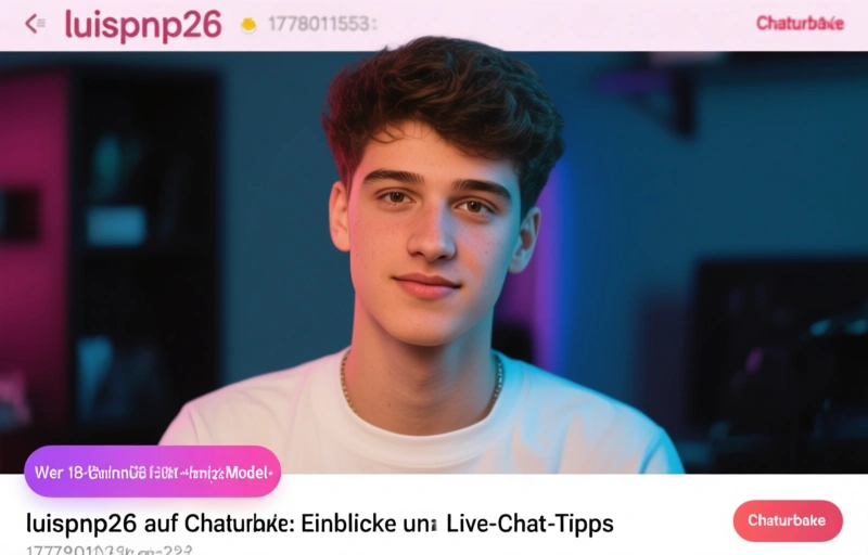 Visuelle Darstellung von luispnp26 auf Chaturbate