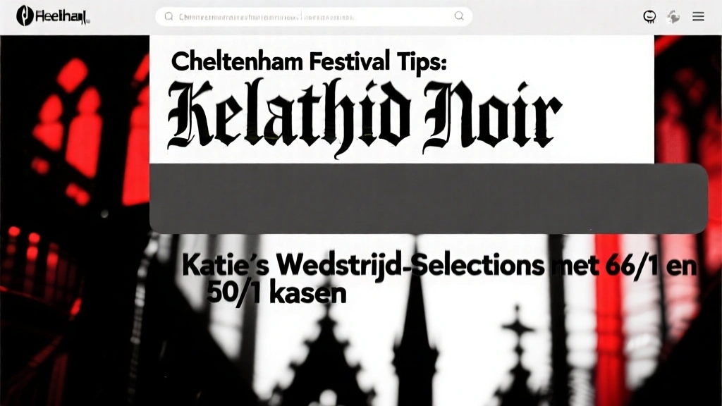 Cheltenham Festival Tips: Katie's Wedstrijdselecties met 66/1 en 50/1 kansen