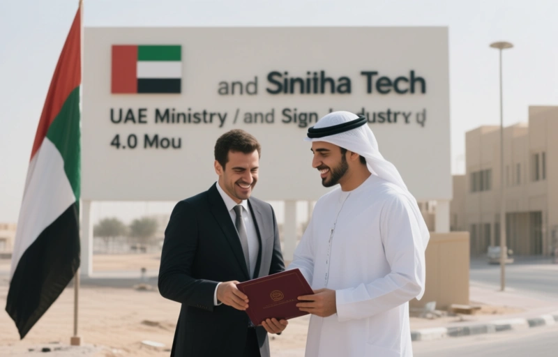 UAE Ministry and Sinaha Tech Sign Industry 4.0 MoU