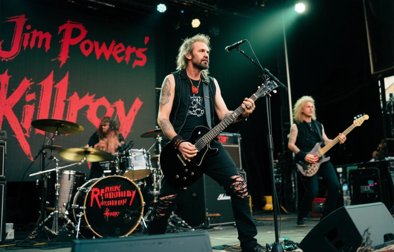 Visual representation of Jim Powers' Punk Band Killroy Rocks Memorial Day Weekend