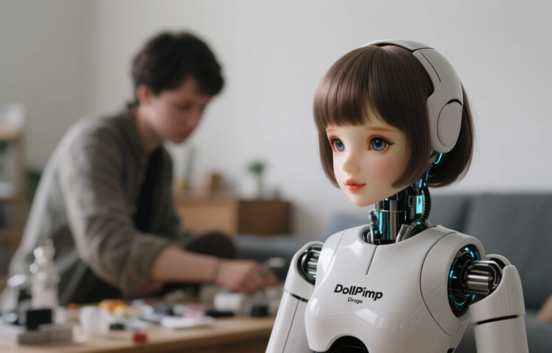 DollPimp Drops SE X-Bot AI Robot Head Annika