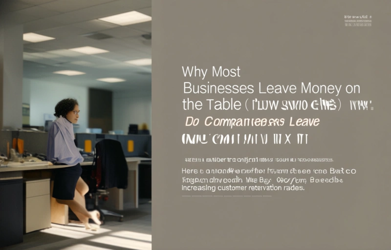 Visual representation of Why Most Businesses Leave Money on the Table (and How to Fix It)