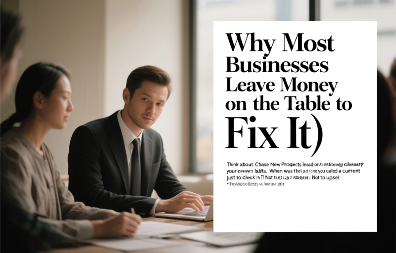 Visual representation of Why Most Businesses Leave Money on the Table (and How to Fix It)