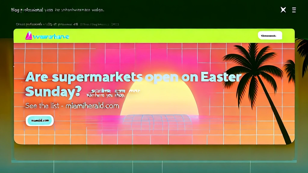 Supermarkten open op Eerste Paasdag? Dit moet je weten