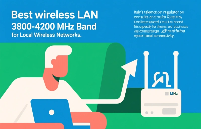 Italy Explores 3800-4200 MHz Band for Local Wireless Networks