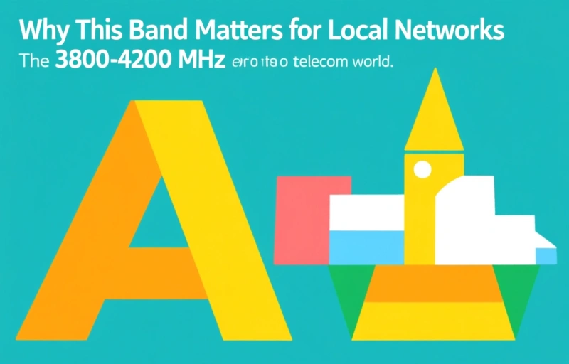 Visual representation of Italy Explores 3800-4200 MHz Band for Local Wireless Networks