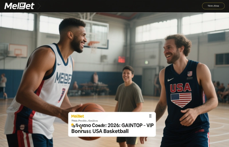 Melbet Promo Code 2026: GAINTOP – VIP $240 Bonus for USA Basketball