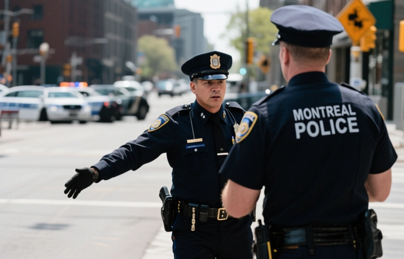 Visual representation of Montreal Police Officer Faces Violent Verbal Assault During Traffic Stop