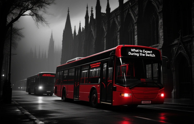 Visual representation of Bus Replacements for Train Platform Upgrades