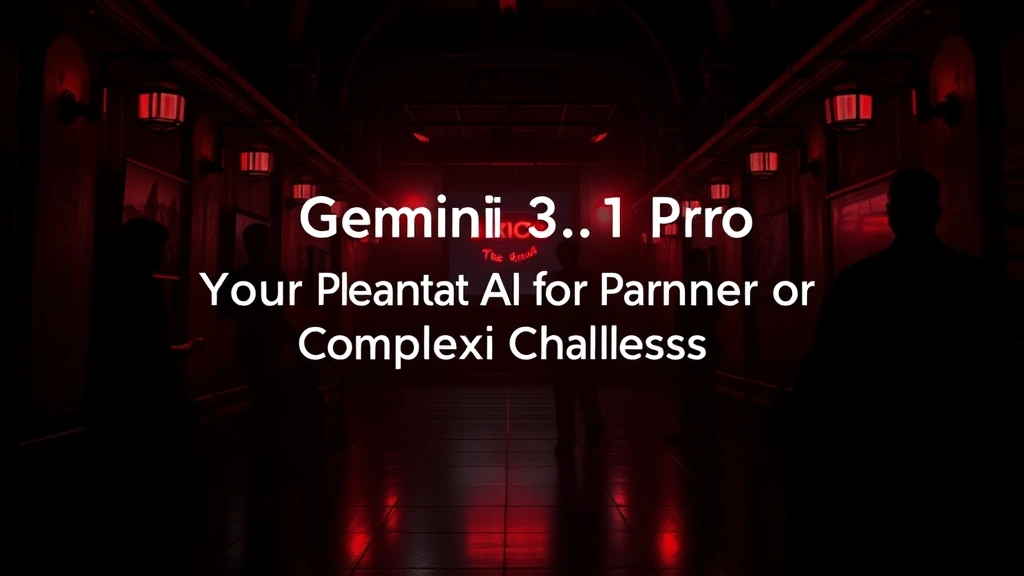 Gemini 3.1 Pro: Your AI Partner for Complex Challenges