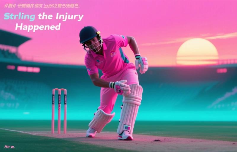 Visual representation of Ireland Captain Paul Stirling Out of T20 World Cup With Knee Injury