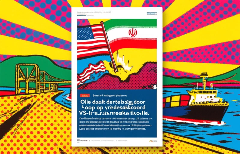 Olie daalt derde dag door hoop op vredesakkoord VS-Iran
