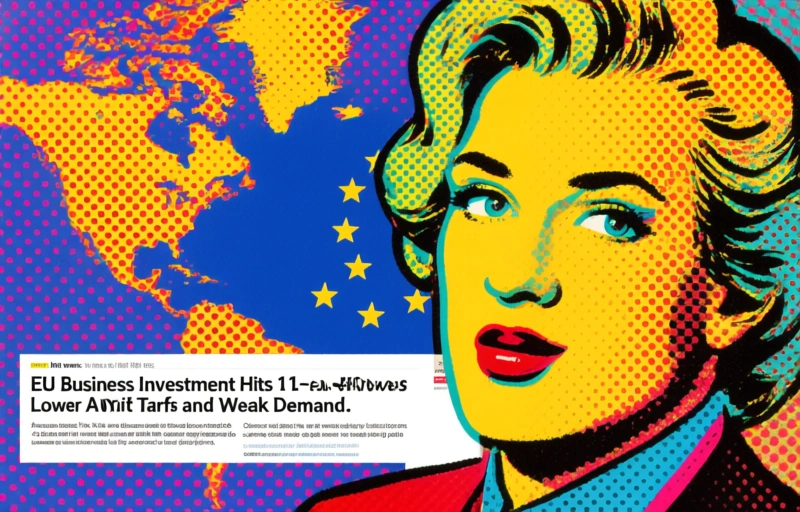 EU Business Investment Hits 11-Year Low Amid Tariffs and Weak Demand