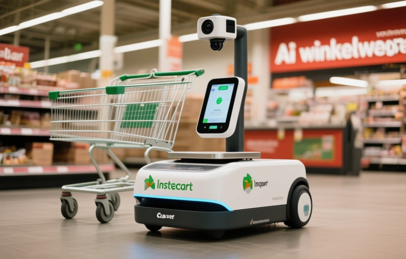 Visuele weergave van AI-winkelwagens van Instacart komen naar Weis Markets