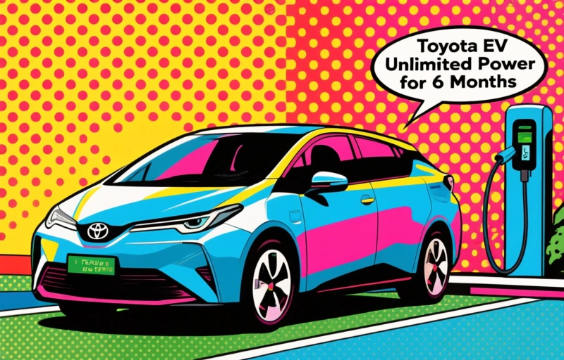 Toyota EV Charging Plan: Unlimited Power for 6 Months