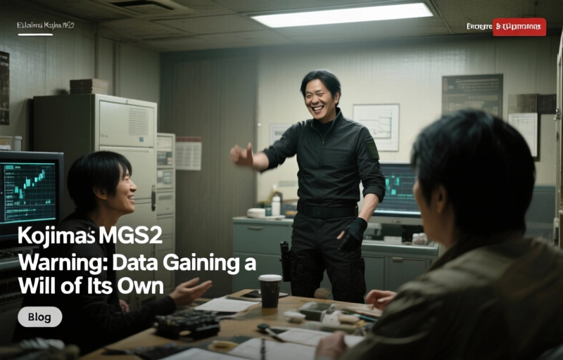 Kojima's MGS2 Warning: Data Gaining a Will of Its Own