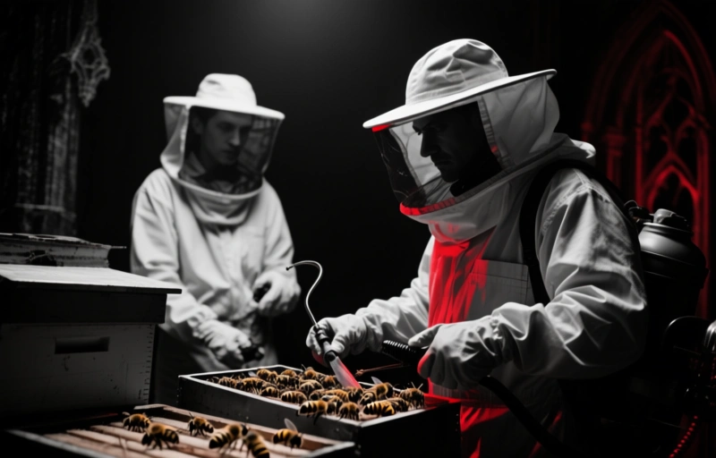 Visual representation of Bee Swarm Prompts Shelter-in-Place in Arizona County