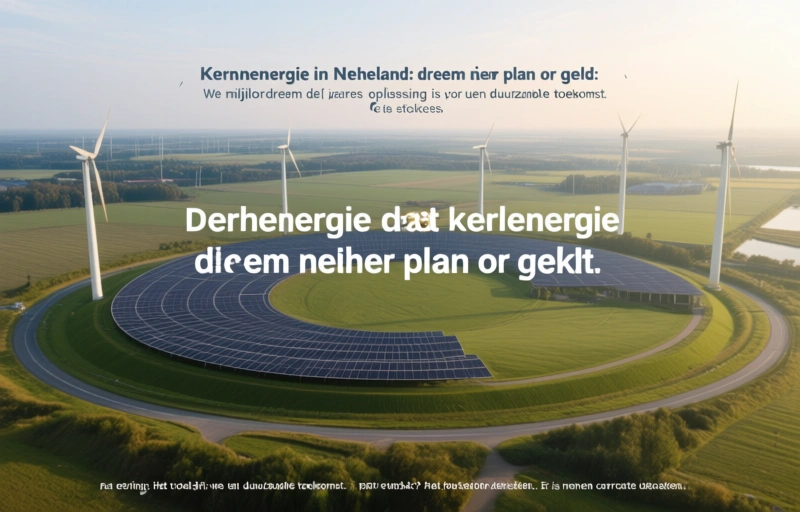 Visuele weergave van Kernenergie in Nederland