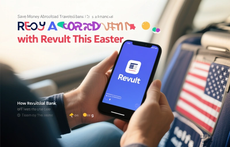 Visual representation of Save Money Abroad with Revolut This Easter