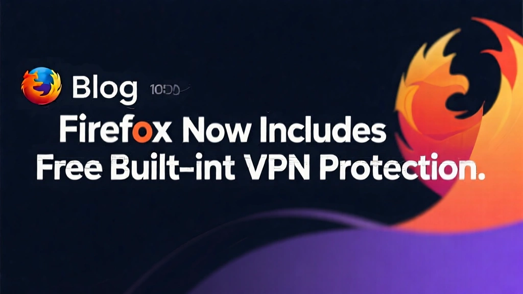 Firefox Now Includes Free Built-In VPN Protection