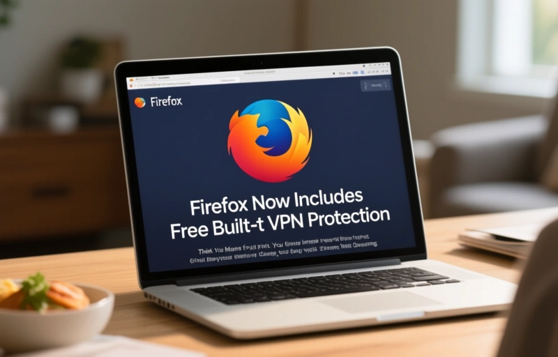 Visual representation of Firefox Now Includes Free Built-In VPN Protection