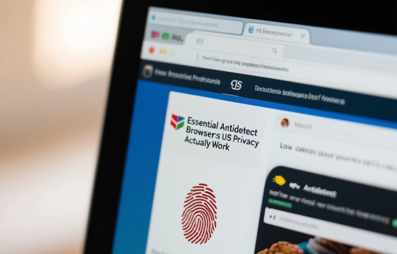 Visual representation of Essential Antidetect Browsers for US Privacy Professionals