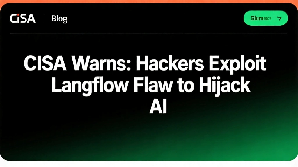 CISA Warns: Hackers Exploit Langflow Flaw to Hijack AI