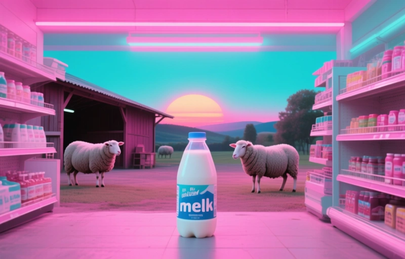 Visuele weergave van Supermarkten snijden zuivelprijzen