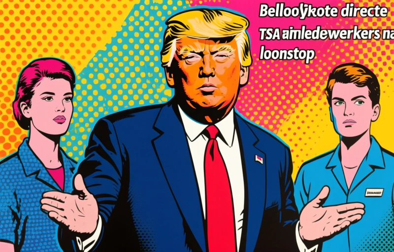 Trump belooft directe betaling TSA-medewerkers na loonstop