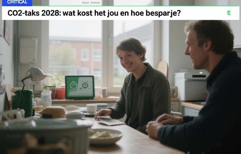 CO2-taks 2028: wat kost het jou en hoe bespaar je?