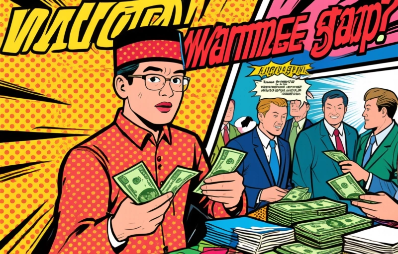 Visuele weergave van Bank Indonesia verrast met grote renteverhoging