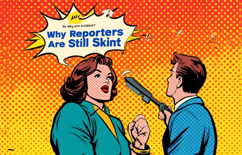 Visual representation of AI Pays Millions for News, But Reporters Stay Broke