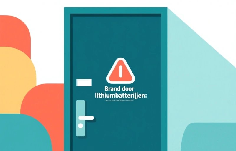 Brand door lithiumbatterijen: een waarschuwing voor senioren