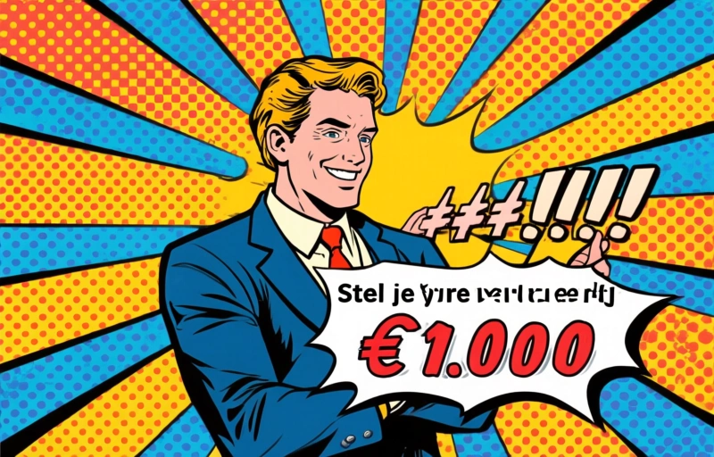 Visuele weergave van Financiële onzekerheid groeit