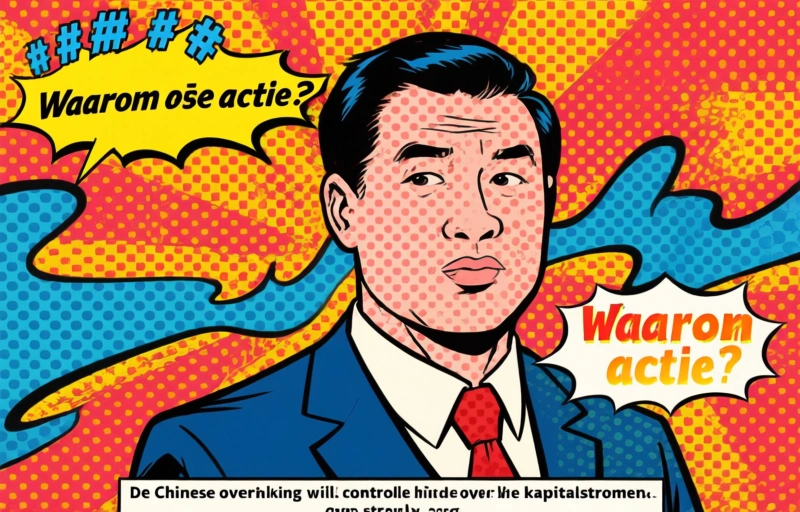 Visuele weergave van China Harde Aanpak Beleggers in Buitenlandse Aandelen