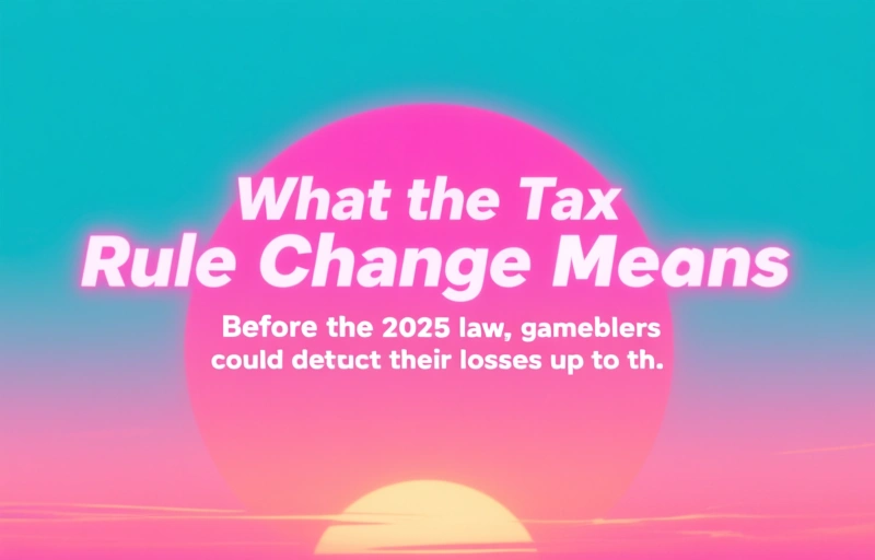Visual representation of Dana White Urges Trump to Reverse Gambling Tax Rule