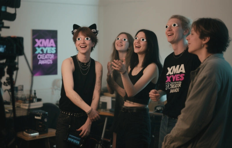 Rave Kitty Eyes Repeat at 2026 XMA Creator Awards