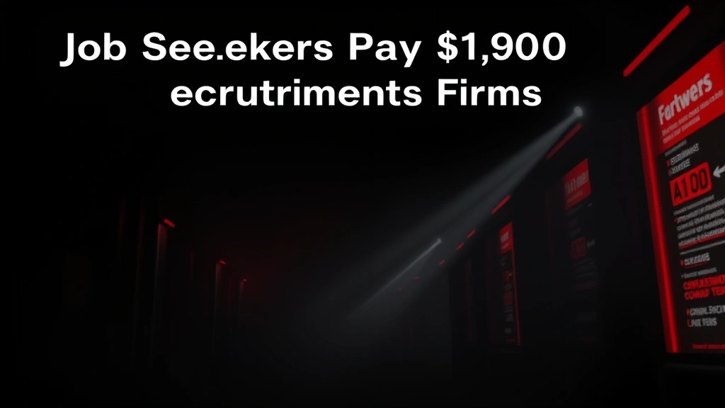 Job Seekers Pay $1,900 to Recruitment Firms for Help