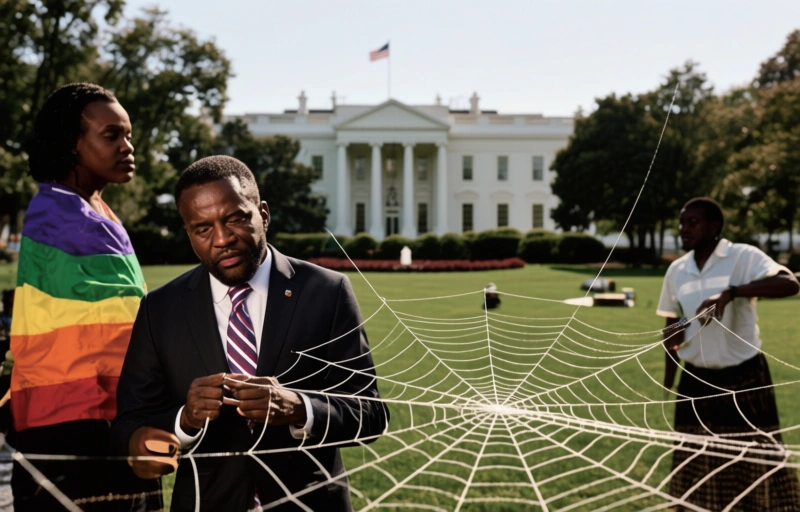 Visual representation of Racism, Politics, and Social Issues