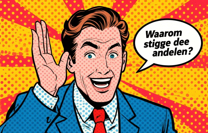 Visuele weergave van AI en Vredeshoop Stuwen Amerikaanse Aandelen naar Nieuw Record
