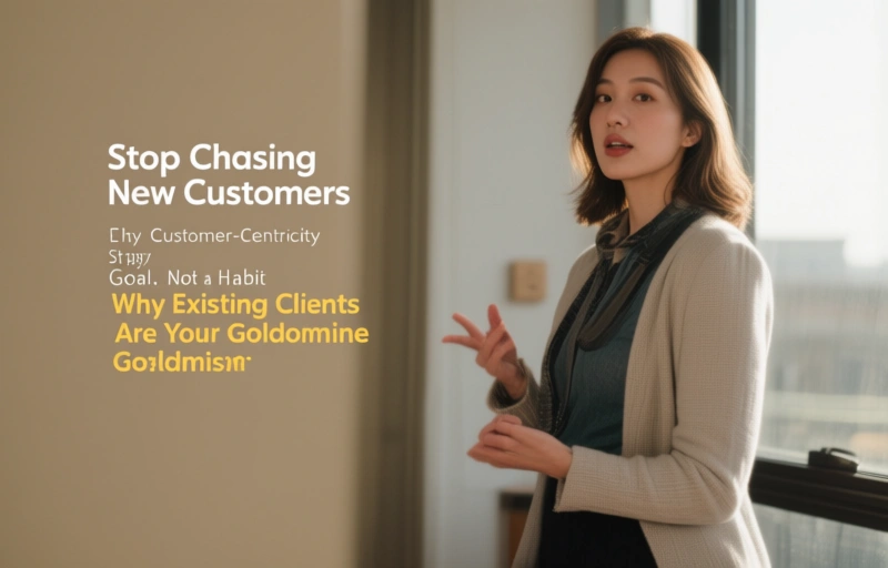 Visual representation of Stop Chasing New Customers