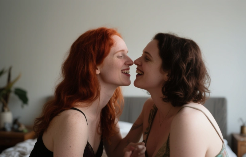 Octavia Red & Rissa May: Natürliche Intimität in 'All Natural Lesbians'
