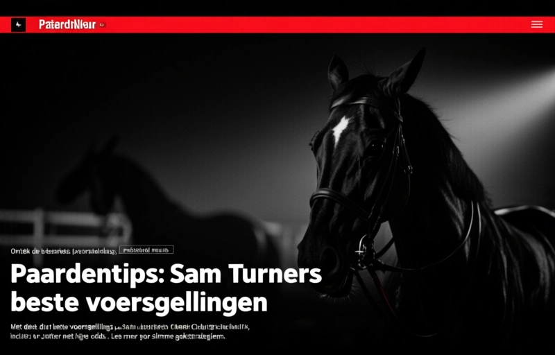 Paardentips: Sam Turners beste voorspellingen voor zaterdag