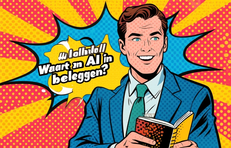 Visuele weergave van AI beleggen platforms