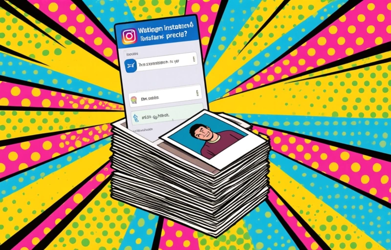 Visuele weergave van Instagram Instants