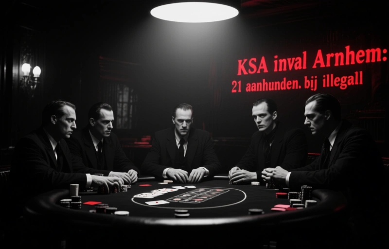 KSA inval Arnhem: 21 aanhoudingen bij illegaal gokken