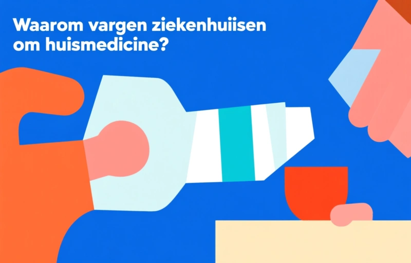 Visuele weergave van Waarom ziekenhuizen uw thuismedicatie vragen bij opname